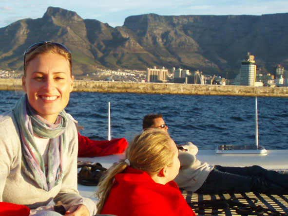 Kate Erskine - cruising Table Bay